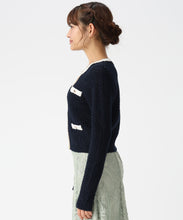 画像をギャラリービューアに読み込む, 格子編みニットジャケット/MM618502 1
