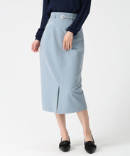 画像をギャラリービューアに読み込む, ポケット配色ベルト付きタイトスカート/MM617211 22
