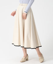 画像をギャラリービューアに読み込む, 裾配色フレアスカート/MM617212 (ベージュ)
