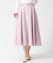 画像をギャラリービューアに読み込む, 裾配色フレアスカート/MM617212 (ピンク)
