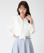 画像をギャラリービューアに読み込む, リング付き2wayタイブラウス/MM618101 21
