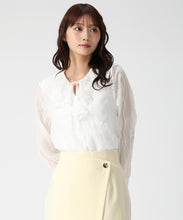 画像をギャラリービューアに読み込む, フラワー刺繍フリルカラーブラウス/MM618107 20
