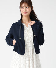 画像をギャラリービューアに読み込む, グログランリボンダンボールジップパーカー/MM618202 (ネイビー)
