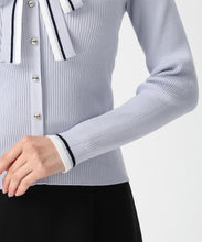 画像をギャラリービューアに読み込む, マルチ配色ボウタイリブニット/MM618305 7
