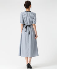 画像をギャラリービューアに読み込む, フロントプリーツ配色ワンピース/MM627401 2
