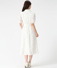 画像をギャラリービューアに読み込む, 開襟レースシャツワンピース/MM627403 2
