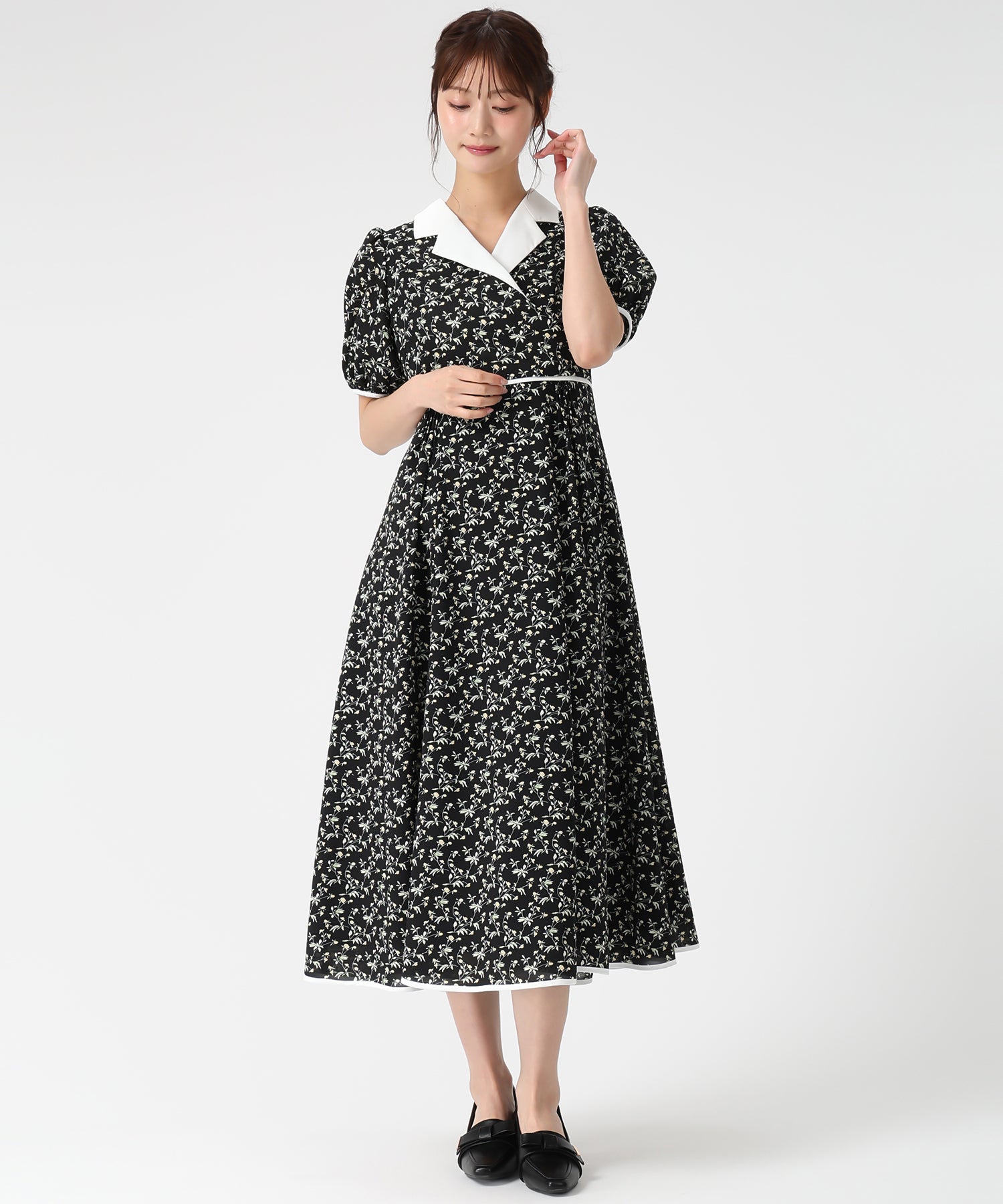 テーラーカラー花柄ワンピース/MM627404 – MISCH MASCH|31 Sons de mode