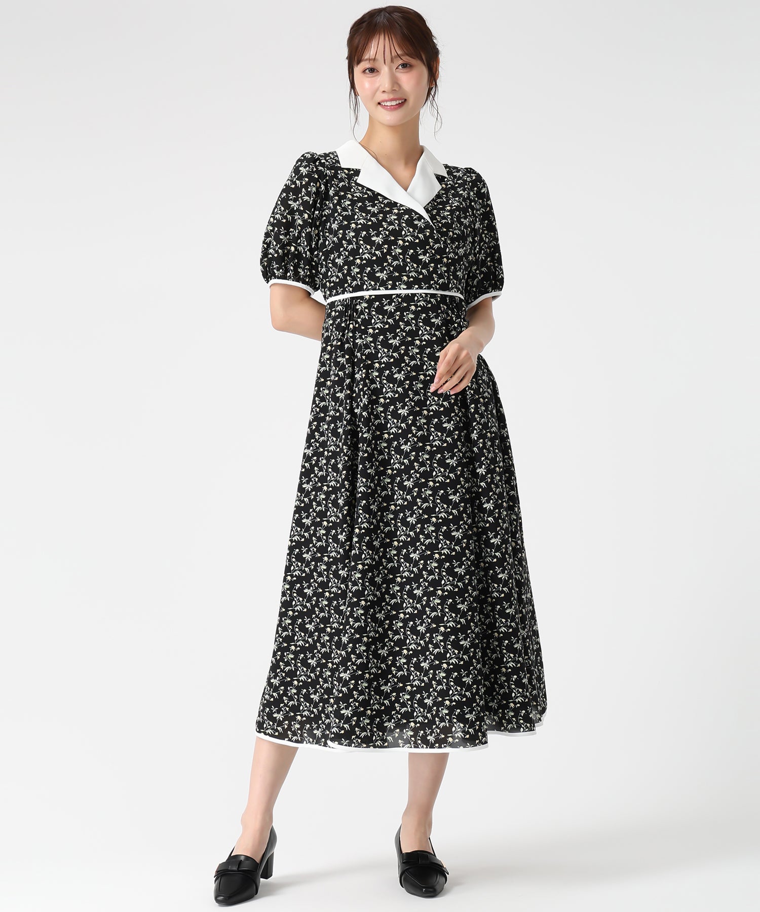 テーラーカラー花柄ワンピース/MM627404 – MISCH MASCH|31 Sons de mode