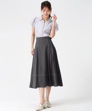 画像をギャラリービューアに読み込む, ポリデニム配色ステッチレースアップスカート/MM617205 9
