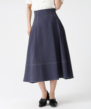 画像をギャラリービューアに読み込む, ポリデニム配色ステッチレースアップスカート/MM617205 20
