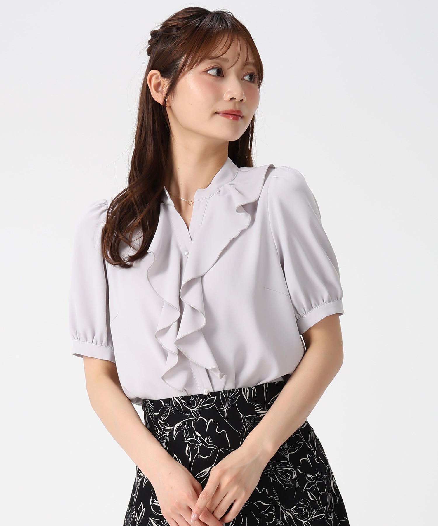 ラッフルフリル5分袖ブラウス/MM628114 – MISCH MASCH|31 Sons de mode