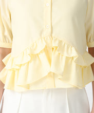画像をギャラリービューアに読み込む, 裾フリルシャツブラウス/MM628117 5

