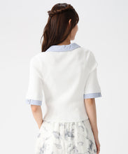 画像をギャラリービューアに読み込む, レースシャツレイヤード風スキッパーニット/MM628304 3
