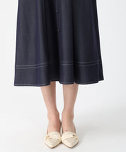 画像をギャラリービューアに読み込む, ステッチ配色パフスリーブシャツワンピース/MM627425 8
