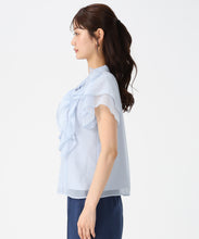 画像をギャラリービューアに読み込む, ボウタイフリルシアーラメブラウス/MM628115 2
