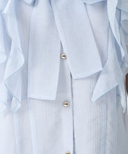 画像をギャラリービューアに読み込む, ボウタイフリルシアーラメブラウス/MM628115 6
