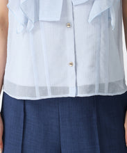 画像をギャラリービューアに読み込む, ボウタイフリルシアーラメブラウス/MM628115 7
