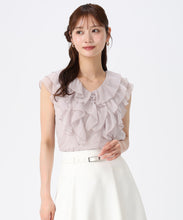 画像をギャラリービューアに読み込む, 【予約販売/5月中旬発売予定】パウダーシフォンラッフルバックリボンブラウス/MM628110 22
