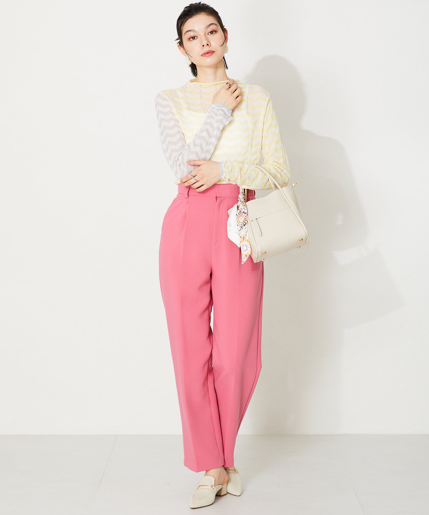 MISCH MASCH ♡ スカーフ使いタックコート♡美人百花掲載 極美品 