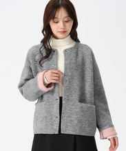 画像をギャラリービューアに読み込む, 【WEB限定】配色ニットカーディガン/TT558401

