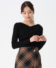 画像をギャラリービューアに読み込む, ドレープデザインニット/TT558305
