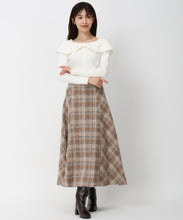 画像をギャラリービューアに読み込む, ロービングチェックAラインスカート/MM447212
