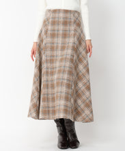 画像をギャラリービューアに読み込む, ロービングチェックAラインスカート/MM447212
