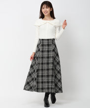 画像をギャラリービューアに読み込む, ロービングチェックAラインスカート/MM447212
