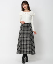 画像をギャラリービューアに読み込む, ロービングチェックAラインスカート/MM447212
