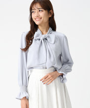 画像をギャラリービューアに読み込む, ボウタイシャーリングブラウス/MM618103

