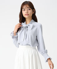 画像をギャラリービューアに読み込む, ボウタイシャーリングブラウス/MM618103
