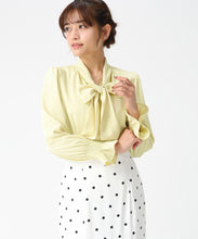 画像をギャラリービューアに読み込む, ボウタイシャーリングブラウス/MM618103
