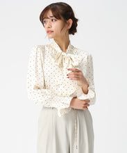 画像をギャラリービューアに読み込む, ボウタイシャーリングブラウス/MM618103
