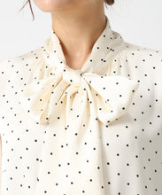 画像をギャラリービューアに読み込む, ボウタイシャーリングブラウス/MM618103
