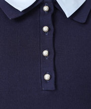 画像をギャラリービューアに読み込む, 配色シャツレイヤードニット/MM558309
