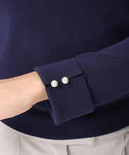 画像をギャラリービューアに読み込む, 配色シャツレイヤードニット/MM558309
