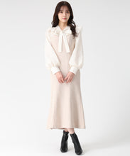 画像をギャラリービューアに読み込む, ボウタイツイードドッキンクグワンピース/TT547408
