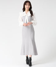 画像をギャラリービューアに読み込む, ボウタイツイードドッキンクグワンピース/TT547408
