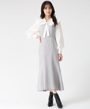画像をギャラリービューアに読み込む, ボウタイツイードドッキンクグワンピース/TT547408
