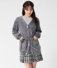 画像をギャラリービューアに読み込む, ビジュー釦ミドルカーディガン/TT548403
