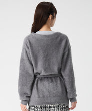 画像をギャラリービューアに読み込む, ビジュー釦ミドルカーディガン/TT548403
