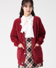 画像をギャラリービューアに読み込む, ビジュー釦ミドルカーディガン/TT548403
