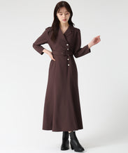 画像をギャラリービューアに読み込む, 襟付きセミマーメイドワンピース/TT547404
