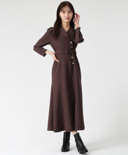 画像をギャラリービューアに読み込む, 襟付きセミマーメイドワンピース/TT547404
