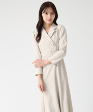 画像をギャラリービューアに読み込む, 襟付きセミマーメイドワンピース/TT547404
