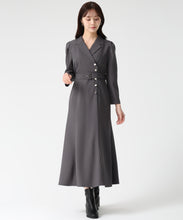 画像をギャラリービューアに読み込む, 襟付きセミマーメイドワンピース/TT547404
