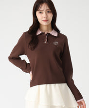 画像をギャラリービューアに読み込む, 【予約販売/11月上旬発売予定】ダブル襟ポロニット/TT548301
