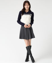 画像をギャラリービューアに読み込む, 【一部店舗限定】ケーブル編みジップニット/TT548308
