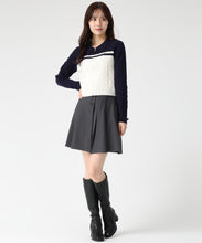 画像をギャラリービューアに読み込む, 【一部店舗限定】ケーブル編みジップニット/TT548308
