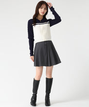 画像をギャラリービューアに読み込む, 【一部店舗限定】ケーブル編みジップニット/TT548308
